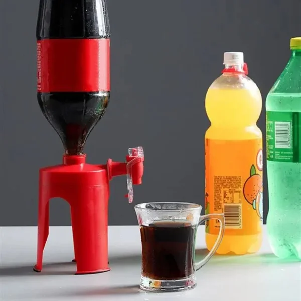 Soda Dispenser Coke Bottle Inverted Carbonated Beverage Upside Down Drinking Water Dispense Machine Home Party Pub Bar Drinkware 1