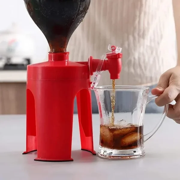 Soda Dispenser Coke Bottle Inverted Carbonated Beverage Upside Down Drinking Water Dispense Machine Home Party Pub Bar Drinkware 3