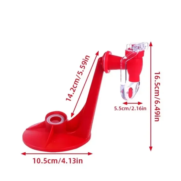 Soda Dispenser Coke Bottle Inverted Carbonated Beverage Upside Down Drinking Water Dispense Machine Home Party Pub Bar Drinkware 6