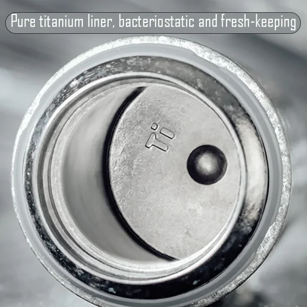 500ml Thermos Cup With Bouncing Inner Cap,Double Layer Pure Titanium Vacuum Flasks,Bacteriostatic Drinkware,Travel Water Bottle 6