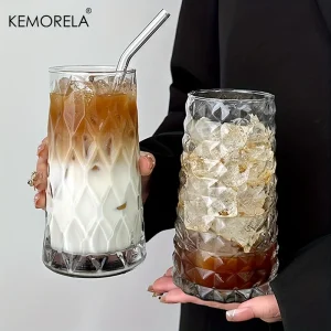 KEMORELA INS 500ML Iced American Coffee Cup Very Suitable for - Whisky Diamond Mug Tea Cup Juice Glass Milk Water Cup Drinkware 1