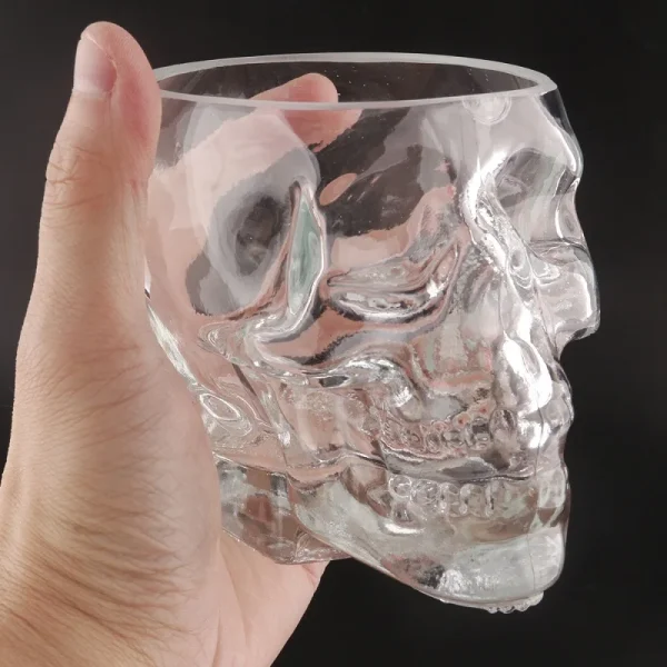 Skull Head Shot Glass Cup Glasses of Wine Beer Cocktail Red Cups Heat Resistant Tea Coffee Mugs Bar Whiskey Drinkware Gift 2