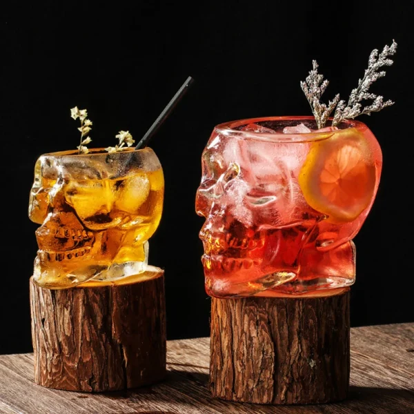 Skull Head Shot Glass Cup Glasses of Wine Beer Cocktail Red Cups Heat Resistant Tea Coffee Mugs Bar Whiskey Drinkware Gift 3