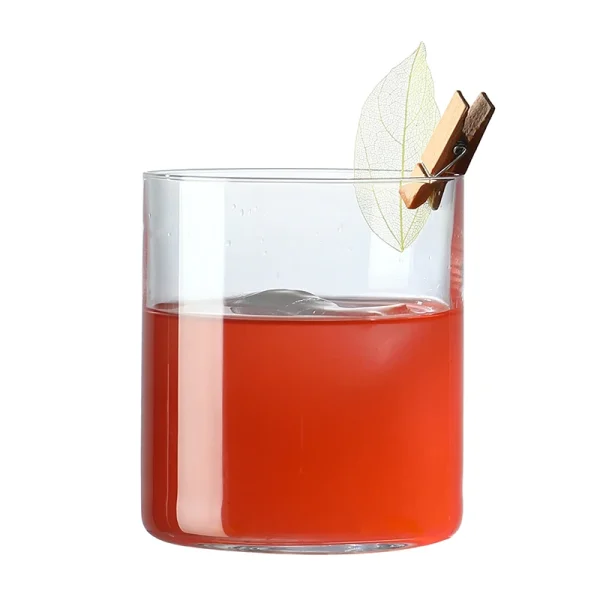 4PCS Ultra Thin Whiskey Glasses, Excellent For Cocktail Bourbon Rocks Glassware 350ml Drinkware 5