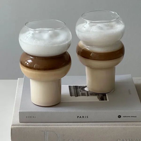 Coffee Glass Latte Cup Bubble Ball Cups Wine Champagne Glasses Juice Milk Whiskey Water Cup Bar Party and Restaurant Drinkware 4