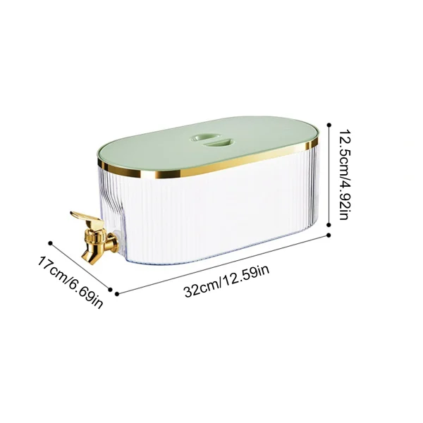 5.3L Fridge Lemonade Juice Bucket Leakproof Transparent Drinkware for Home Party 6