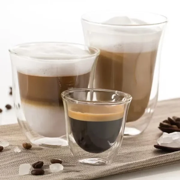 1Pcs 80-220ml Double Wall Glass Cup Clear Heat Resistant Tea Cups Healthy Drink Coffee Milk Mug Insulated Glass Drinkware Gift 4