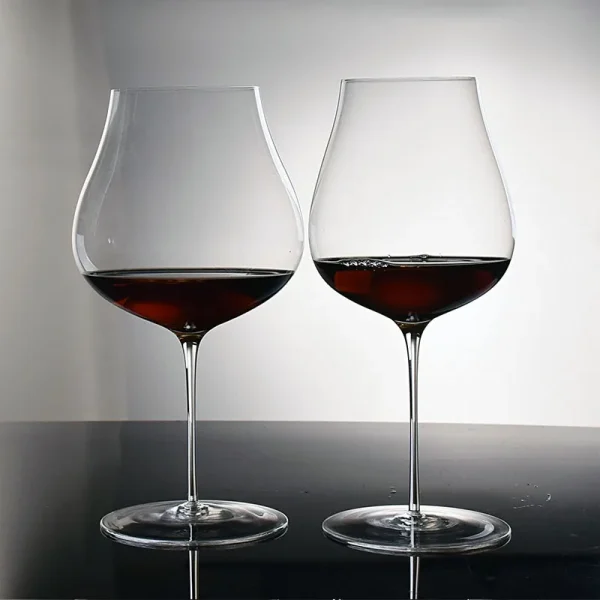 2/1Pcs 940/710ml Crystal Red Wine Glass Crystal Goblet Burgundy Bordeaux Wine Glass Cups Long Stem Tasting Cup Wedding Drinkware 2