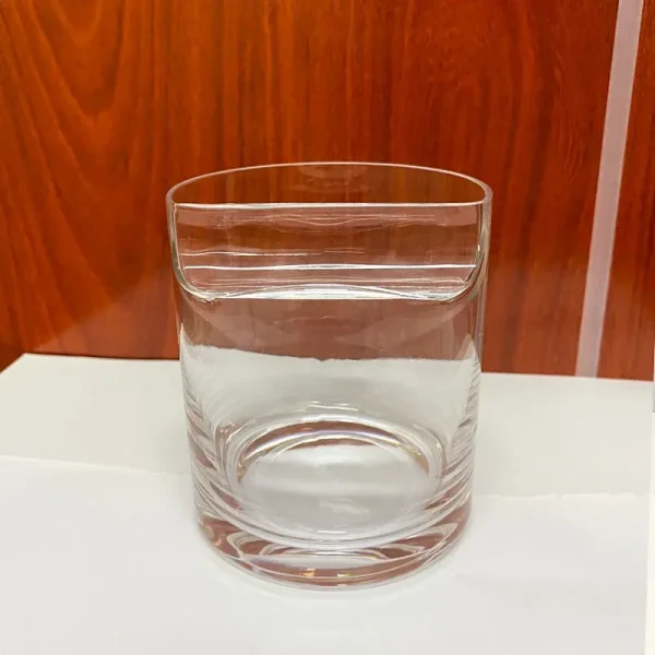 Free Shipping Drinkware Glass for Whiskey and Cigar Glass on Top Cups Tiki Fashion Tumbler Accessorries Made of Crystal Design 3