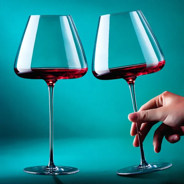1PC High-end Large Capacity Bar Restaurant Wedding Party Wine Set Bordeaux Burgundy Red Wine Glass Cup Household Drinkware Gift 2