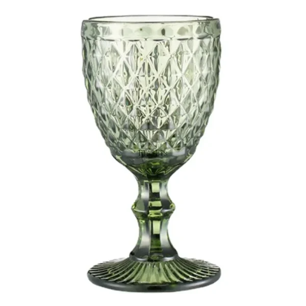 200-300ml European Court Goblet Embossed Red Wine Whiskey Brandy Cup Festival Banquet Wedding Drinkware 5