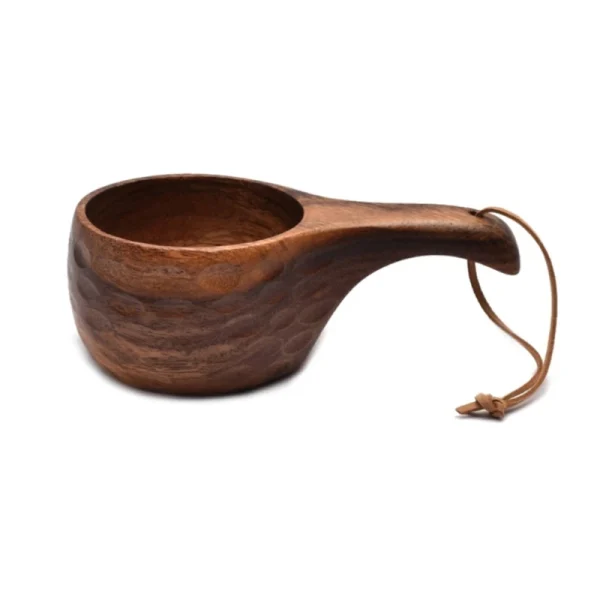 Y1UB 210ML Finland Kuksa Portable Coffee Mugs Handmade Milk Cup With Handgrip Breakfast Drinking Kitchen Drinkware 3