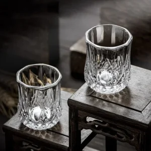 50ml Diamond Shot Glasses Scotch Whiskey Glass Transparent Cocktail Glass Bar Party Small Capacity Beer Glass Cup Home Drinkware 1