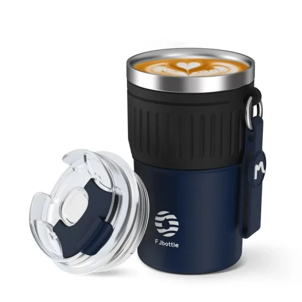 400ML Stainless Steel Coffee Cup Portable Car Thermos Mug for Tea Keep Cold Leak_Proof Insulated Cups Outdoor Travel Drinkware 1