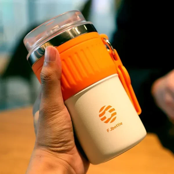 400ML Stainless Steel Coffee Cup Portable Car Thermos Mug for Tea Keep Cold Leak_Proof Insulated Cups Outdoor Travel Drinkware 3