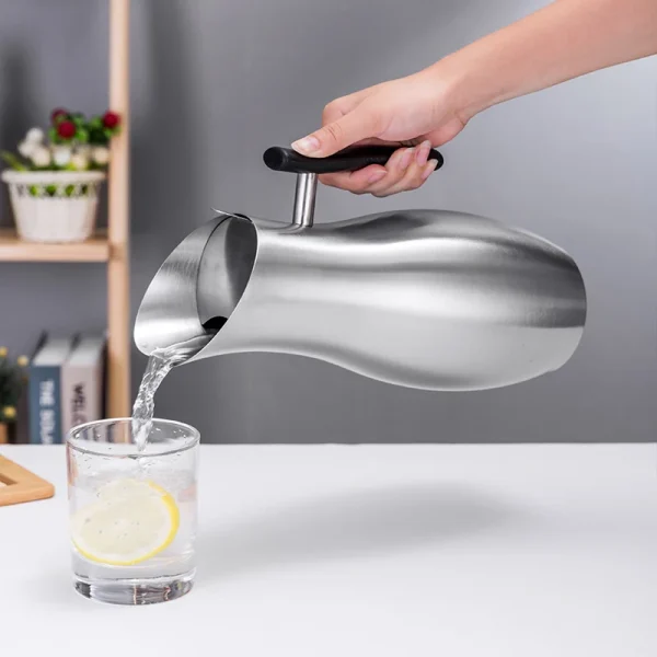 Thickened Stainless Steel Kitchen Drinkware, Large Capacity, Soup, Juice Pot, Water Pitchers, Restaurants 2