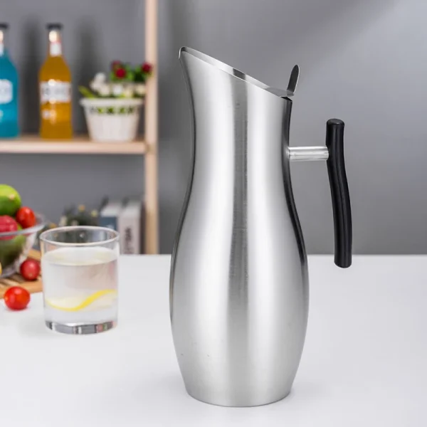 Thickened Stainless Steel Kitchen Drinkware, Large Capacity, Soup, Juice Pot, Water Pitchers, Restaurants 3