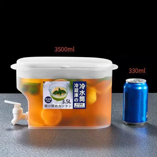 5L Cold Water Kettle with Faucet Refrigerator Cool Water Bucket Lemonade Bottle Beverage Water Dispenser Drinkware For Summer 2