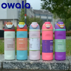 Owala Cup Vacuum Flasks & Thermoses Water Bottle Drinkware Thermo Tumbler Stainless Steel Thermal Mug Original Cold Hot Coffee 1