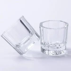Whisky Cups Bar KTV Wine Cup Bar Hotel Drinkware Octagonal Glass Cup Dappen Dish Container For Nail Art Liquid Powder Water Cup 1