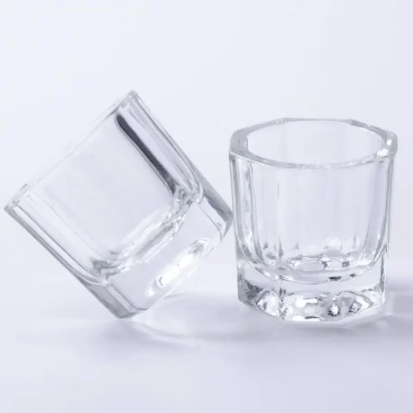 Whisky Cups Bar KTV Wine Cup Bar Hotel Drinkware Octagonal Glass Cup Dappen Dish Container For Nail Art Liquid Powder Water Cup 1