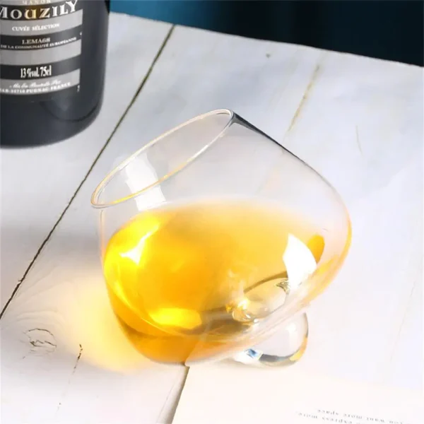 Tumbler Crystal Whisky Beer Glass Cup Wide Belly Whiskey Glass Cup Bar Drinkware Glass Coffe Cocktail Brandy Wine Mug RUM Cup 4