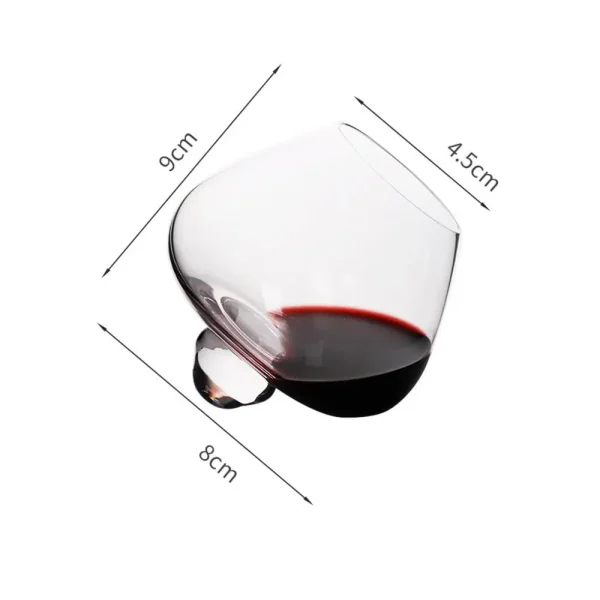 Tumbler Crystal Whisky Beer Glass Cup Wide Belly Whiskey Glass Cup Bar Drinkware Glass Coffe Cocktail Brandy Wine Mug RUM Cup 6