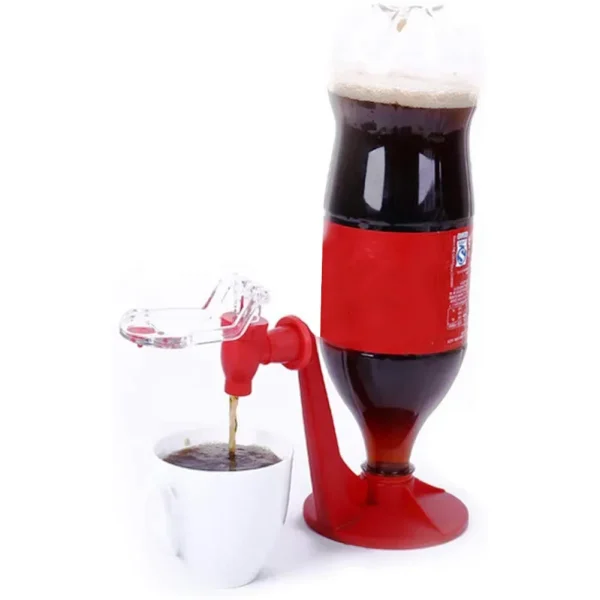 Soda Dispenser Coke Bottle Inverted Carbonated Beverage Upside Down Drinking Water Dispense Machine Home Party Pub Bar Drinkware 1