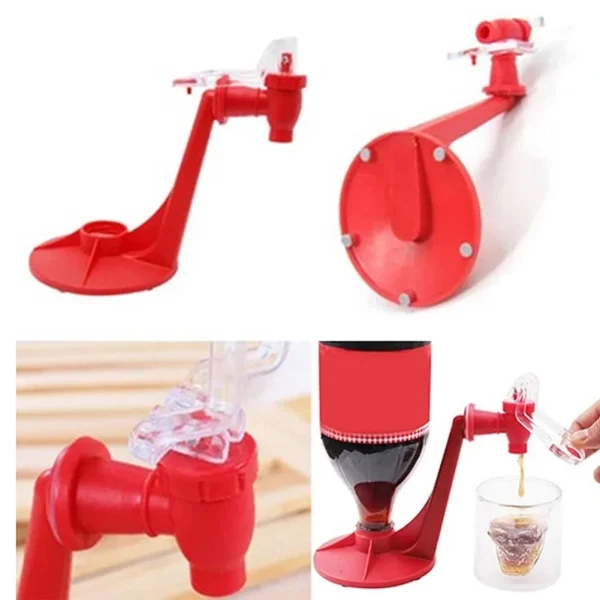 Soda Dispenser Coke Bottle Inverted Carbonated Beverage Upside Down Drinking Water Dispense Machine Home Party Pub Bar Drinkware 3