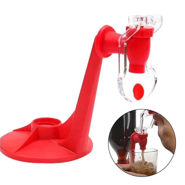 Soda Dispenser Coke Bottle Inverted Carbonated Beverage Upside Down Drinking Water Dispense Machine Home Party Pub Bar Drinkware 4