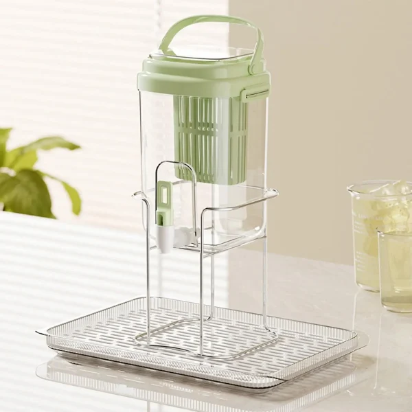 Large Capacity Beverage Dispenser With Tap Summer Cold Water Pitcher Pot for Refrigerator Drink Drinkware Cold Water Bucket 5