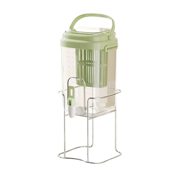 Large Capacity Beverage Dispenser With Tap Summer Cold Water Pitcher Pot for Refrigerator Drink Drinkware Cold Water Bucket 6