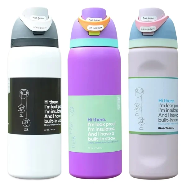 NEW Cup Vacuum Flasks & Thermoses Water Bottle Drinkware Thermo Tumbler Stainless Steel Thermal Mug Original Cold Hot Coffee 1