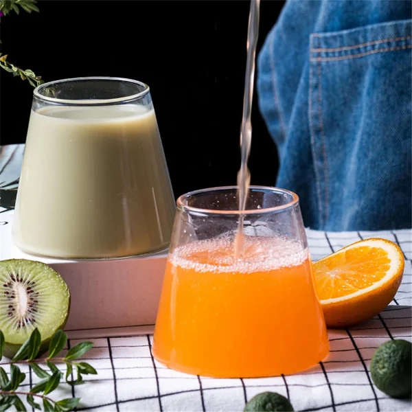280/350ML Creative Mount Fuji Cup Coffee Mug Wine Beer Glass Hot Iced Drink Cup Transparent Breakfast Cup Home Bar Drinkware 2