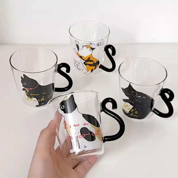 Glass Cup Bamboo Lid Bubble Tea Transparent Cold Drinking Coffee Mug Wine Milk Tea Cup Glass Straw Drinkware Durable 1