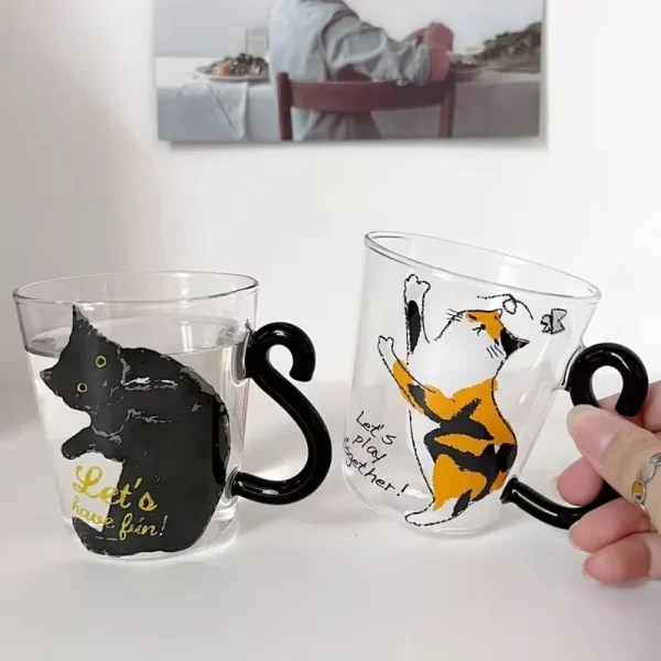 Glass Cup Bamboo Lid Bubble Tea Transparent Cold Drinking Coffee Mug Wine Milk Tea Cup Glass Straw Drinkware Durable 3