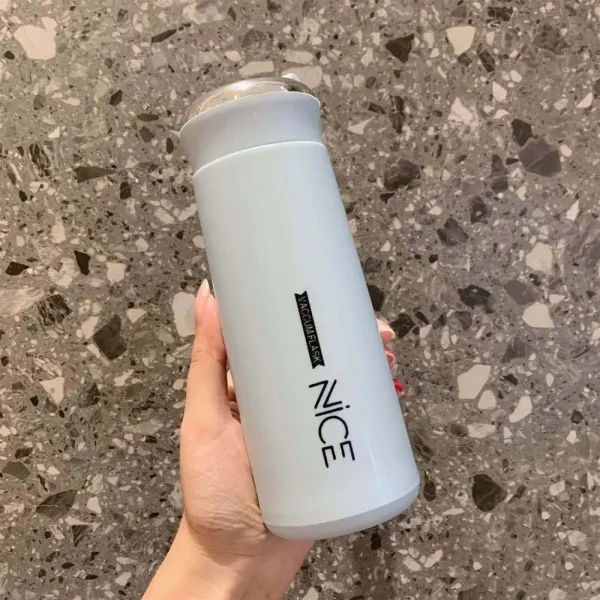 Portable Glass Cup 400ml Thermos Cup Leak-proof Fashion Water Cup Drinkware Thermos Kettle 3