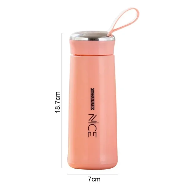 Portable Glass Cup 400ml Thermos Cup Leak-proof Fashion Water Cup Drinkware Thermos Kettle 6