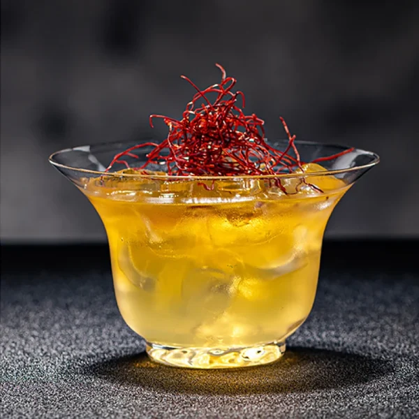 Glass Water Cup,Cocktail Glass, Ripple Thin Glass,Old Fashion Glass,Whisky Glass, Drinkware 5