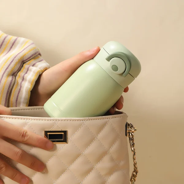 Mini Thermos Cup 200ml/350ml Pocket Cup Stainless Steel Portable Pocket Thermal Water Bottle Outdoor Camping Drinkware 1