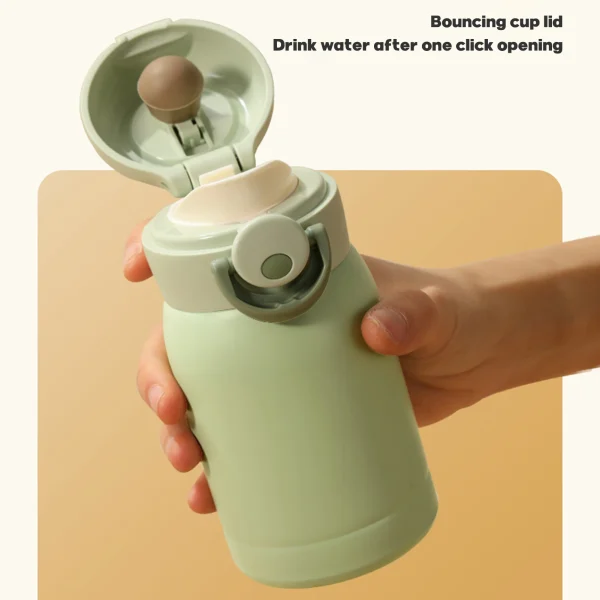 Mini Thermos Cup 200ml/350ml Pocket Cup Stainless Steel Portable Pocket Thermal Water Bottle Outdoor Camping Drinkware 2