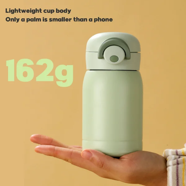 Mini Thermos Cup 200ml/350ml Pocket Cup Stainless Steel Portable Pocket Thermal Water Bottle Outdoor Camping Drinkware 5