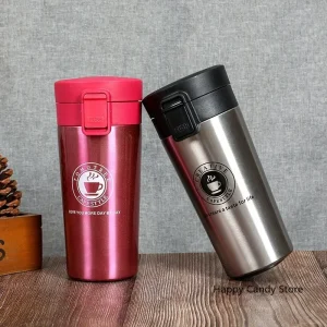 1PC 380ML/500ML Thermos Coffee Cup Tea Mug Portable Vacuum Flasks Travel Thermal Water Bottle Outdoor Sports Water Bottle 1