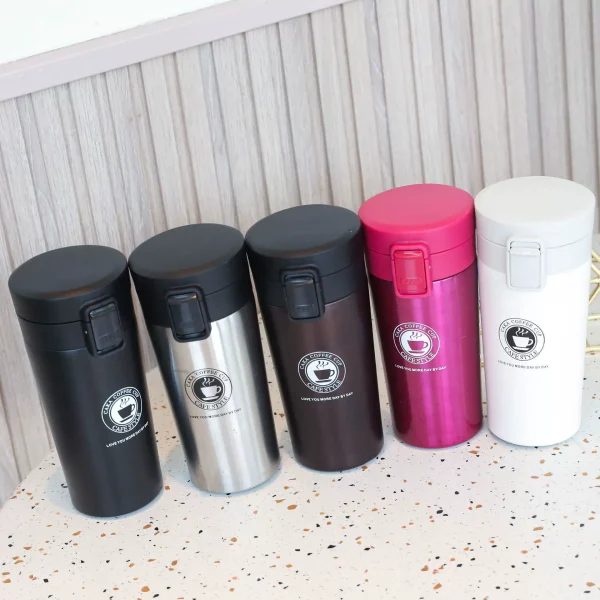 1PC 380ML/500ML Thermos Coffee Cup Tea Mug Portable Vacuum Flasks Travel Thermal Water Bottle Outdoor Sports Water Bottle 2