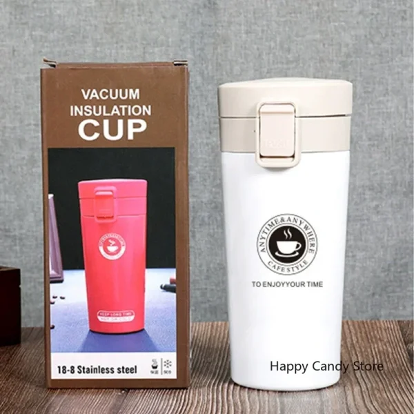 1PC 380ML/500ML Thermos Coffee Cup Tea Mug Portable Vacuum Flasks Travel Thermal Water Bottle Outdoor Sports Water Bottle 4
