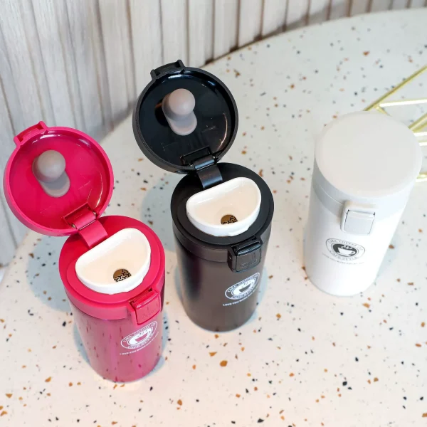 1PC 380ML/500ML Thermos Coffee Cup Tea Mug Portable Vacuum Flasks Travel Thermal Water Bottle Outdoor Sports Water Bottle 5