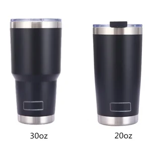 30oz 20oz Tumblers Travel Mugs Iced Beer Cup With Straw Lids Stainless Steel Vacuum Insulat Thermal Water Bottle for Car Coffee 1