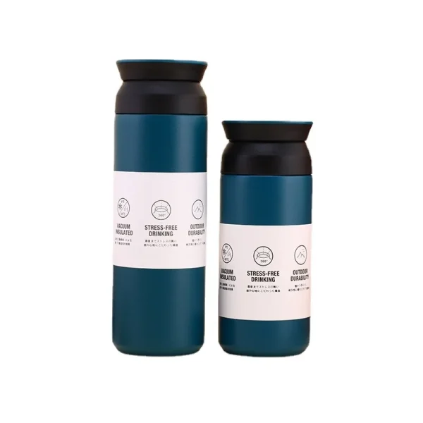 Custom 350ml 500ml Water Bottle Vacuum Mini Gym Thermos Mug Stainless Steel Vacuum Insulated Thermal Travel Coffee Cup For Car 6