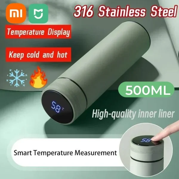 Xiaomi Thermal Mug Intelligent Temperature Display 316 Stainless Steel Thermos Bottle Long-lasting Heat Offices Travels Gifts 1
