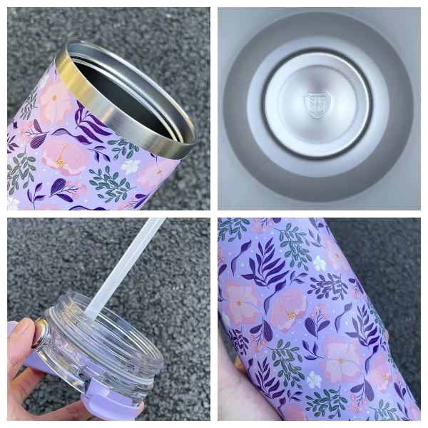 900ML Stainless Steel Thermo Bottle Keep Cold and Hot Thermal Water Bottle Tumbler Thermos for Water Tea Coffee Vacuum Flasks 5